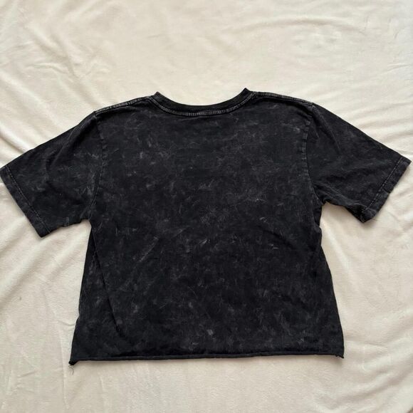 Barbie Crop Top Black Acid Wash Retro xs barbiecore - Picture 6 of 6